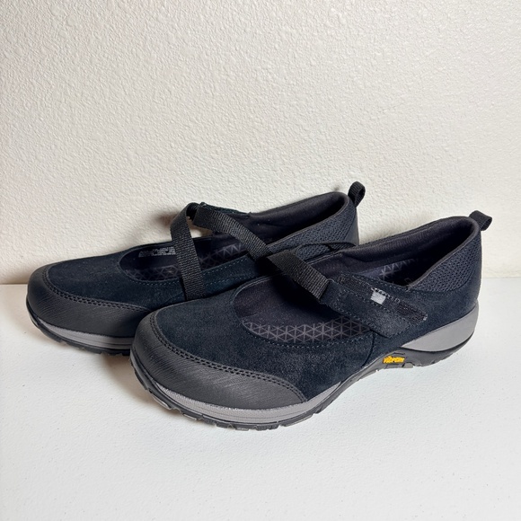 Dansko Primrose Mary Jane Black Burnished Suede Shoes SIZE EU 39 (US 8.5-9) - Picture 5 of 9